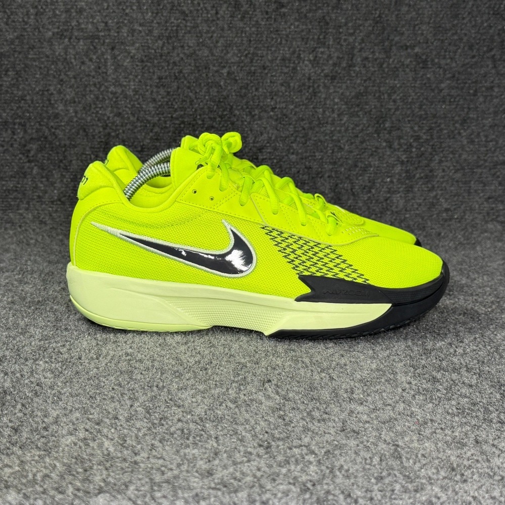 Nike Zoom GT Cut Academy Basketball Shoes Men's 9 Volt Yellow Black Athletic
